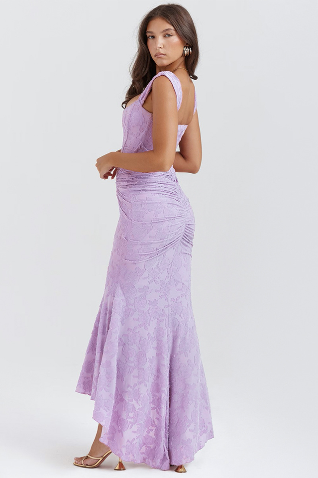 WANWAN - BLOSSOM PRINT MAXI GOWN