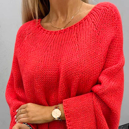 ALISSA - ELEGANT KNITTED CAPE SWEATER