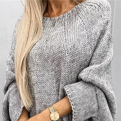 ALISSA - ELEGANT KNITTED CAPE SWEATER