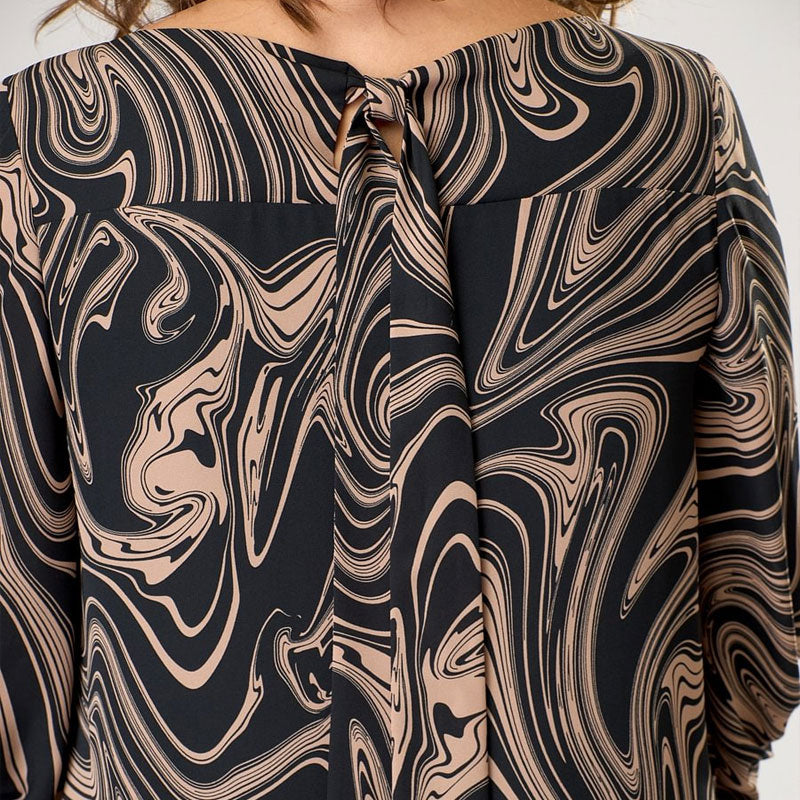 TILLEY - MARBLE SLEEVE MAXI DRESS