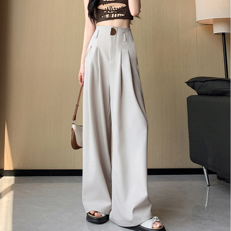 ELYSSA - HIGH WAIST WIDE TROUSERS