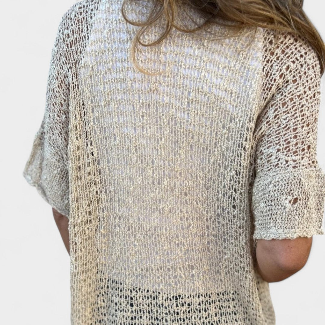 JOLIE - LAID-BACK STITCH CARDIGAN