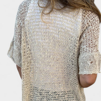 JOLIE - LAID-BACK STITCH CARDIGAN