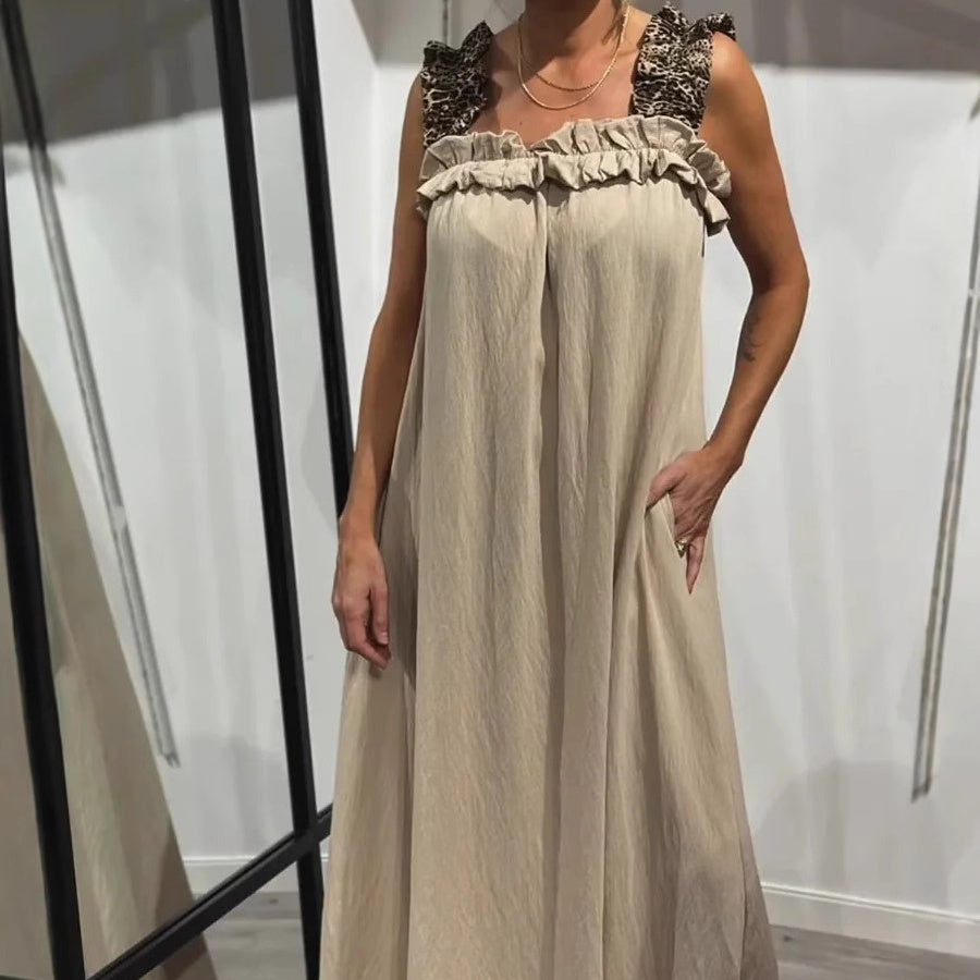 FELISA - SLEEVELESS MAXI WITH POCKETS