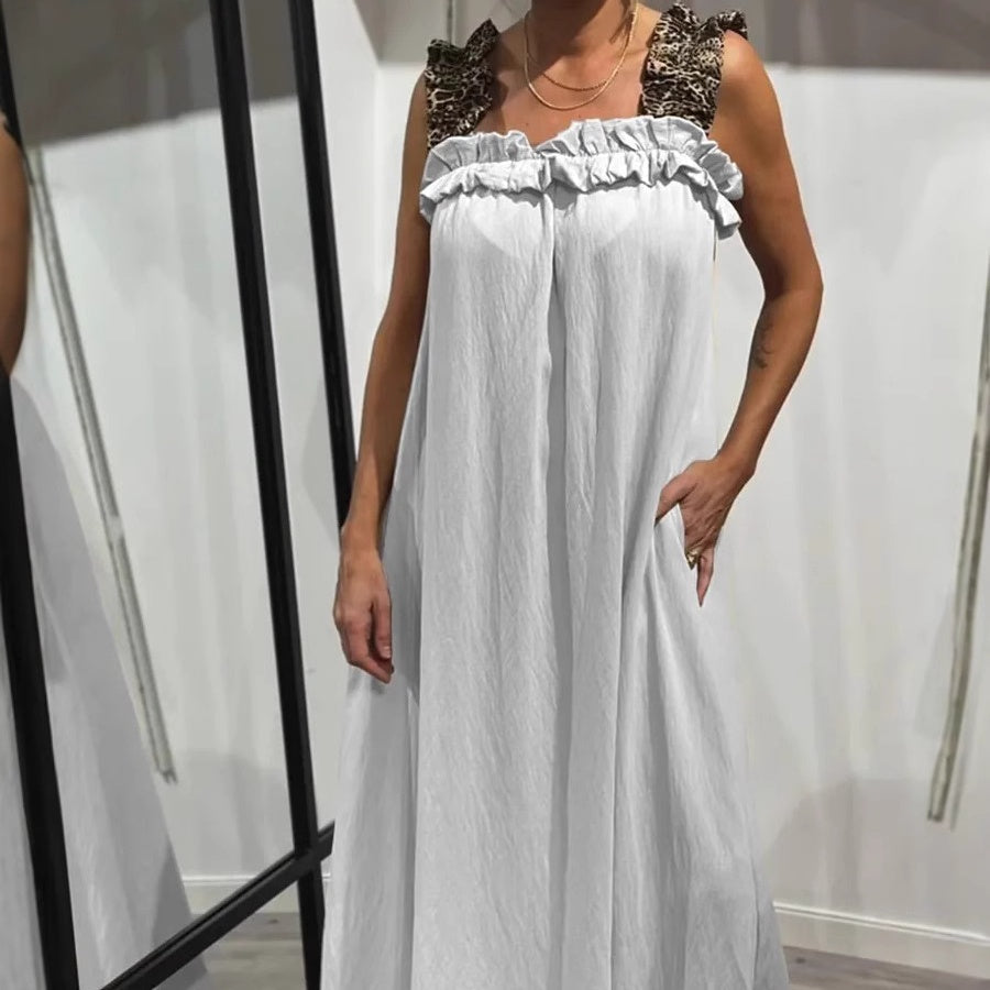 FELISA - SLEEVELESS MAXI WITH POCKETS